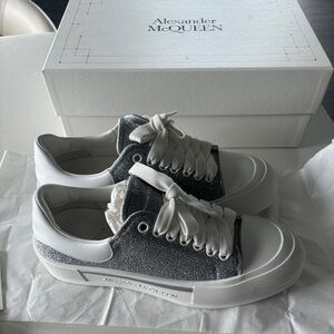 Alexander McQueen Deck Plimsoll 'Metal Jacket' 
Men’s Sneakers - Size 10(43EU)